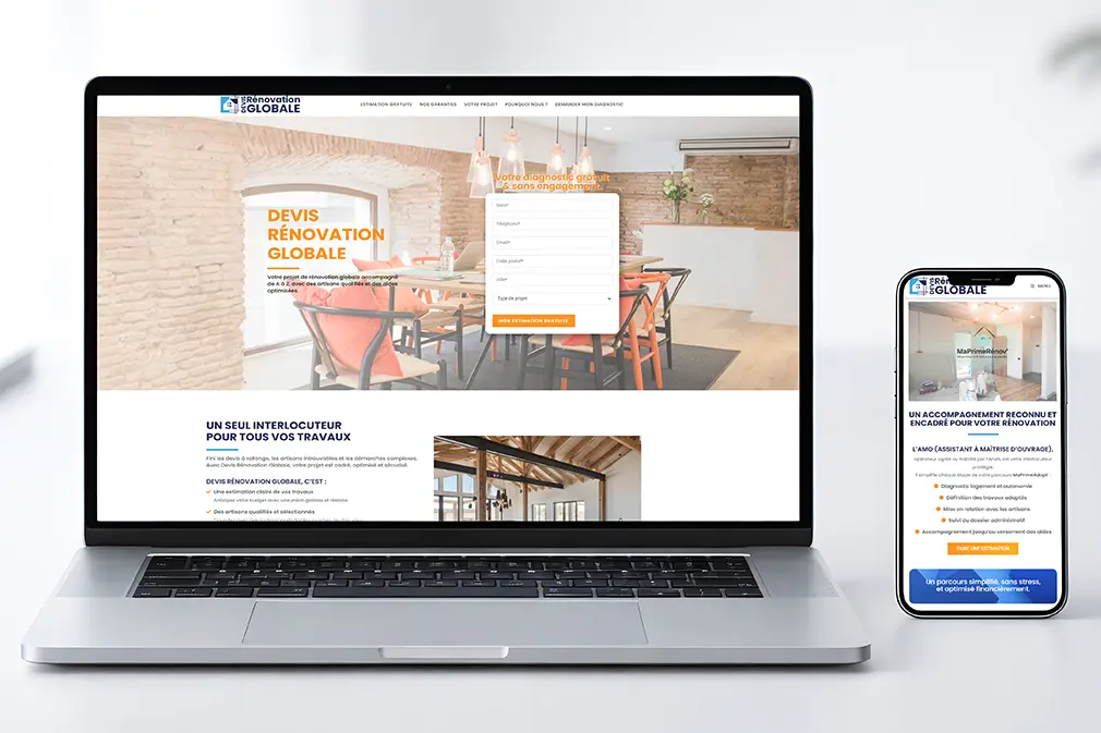 Agence création / refonte de site internet à Toulon, performants modernes et optimisés. Améliorer votre visibilité, renforcer votre image de marque